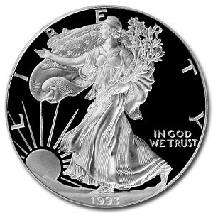 1993 USA 1oz Silver Proof EAGLE